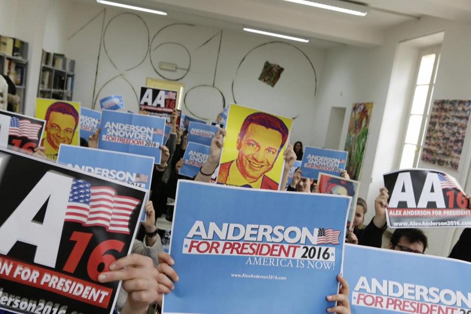 Alex Anderson for President 2016 – Los Angeles – Obama 4